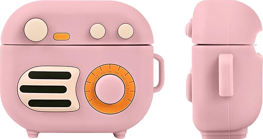 SaharaCase - Retro Radio Case for Apple AirPods (3rd generation) - Pink