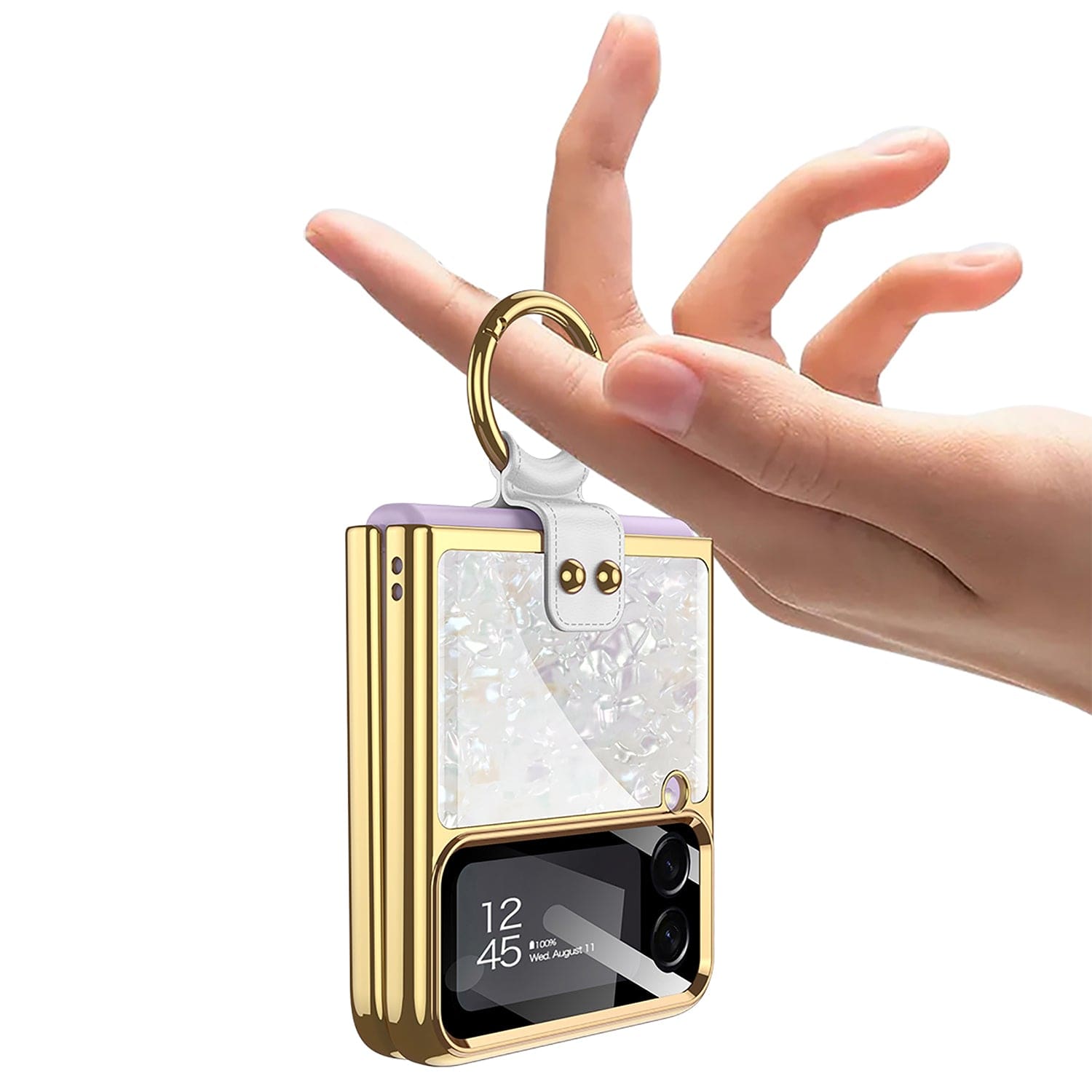 Inspire Series Marble Case with Ring - Samsung Galaxy Z Flip4