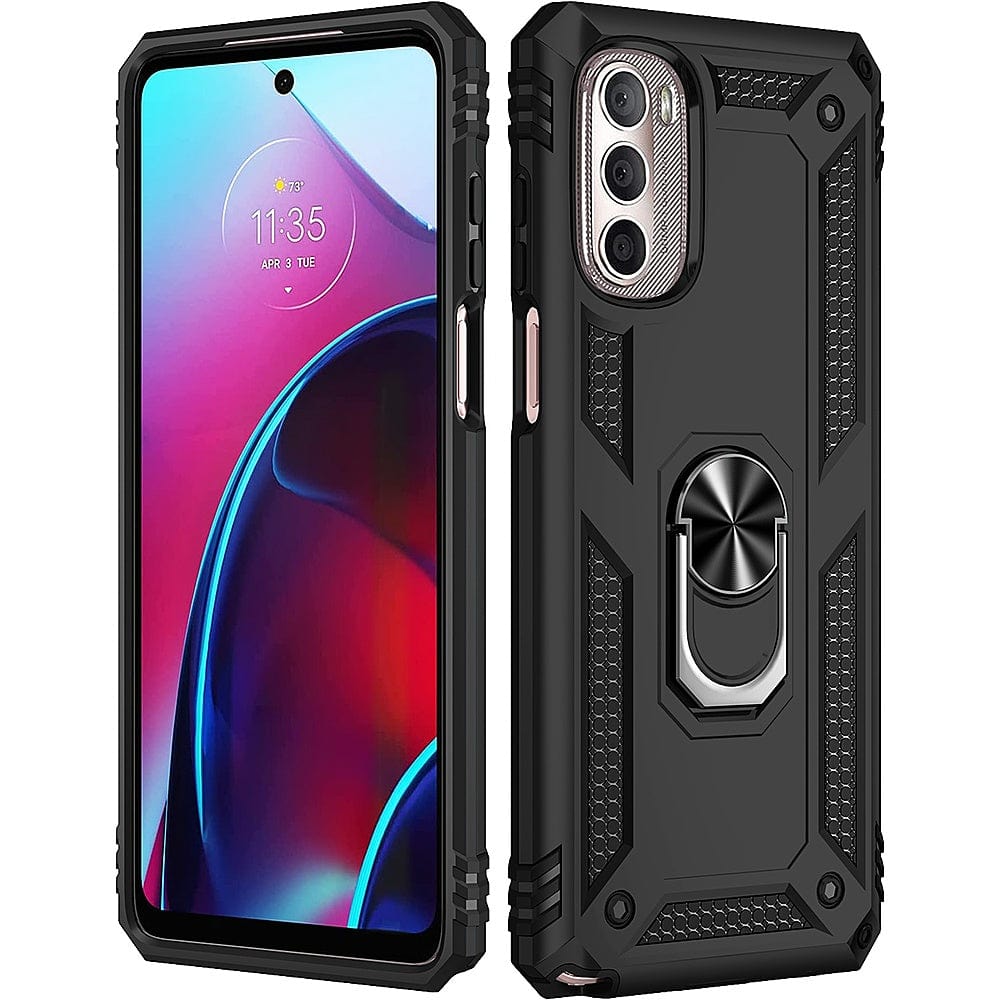 Raider Series Heavy Duty Kickstand with Belt Clip Case - Motorola G Stylus 4G