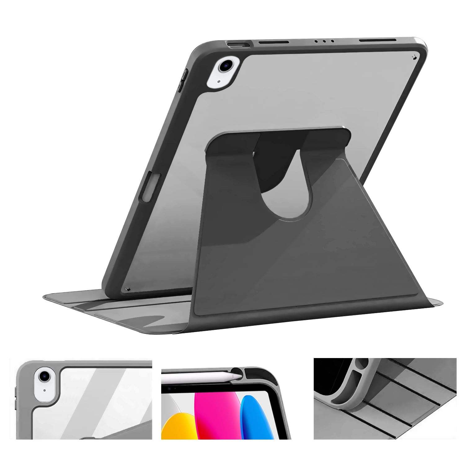 Venture Series Rotating Kickstand Rugged Case - iPad A16 11-inch & iPad 10.9-inch 10th Generation