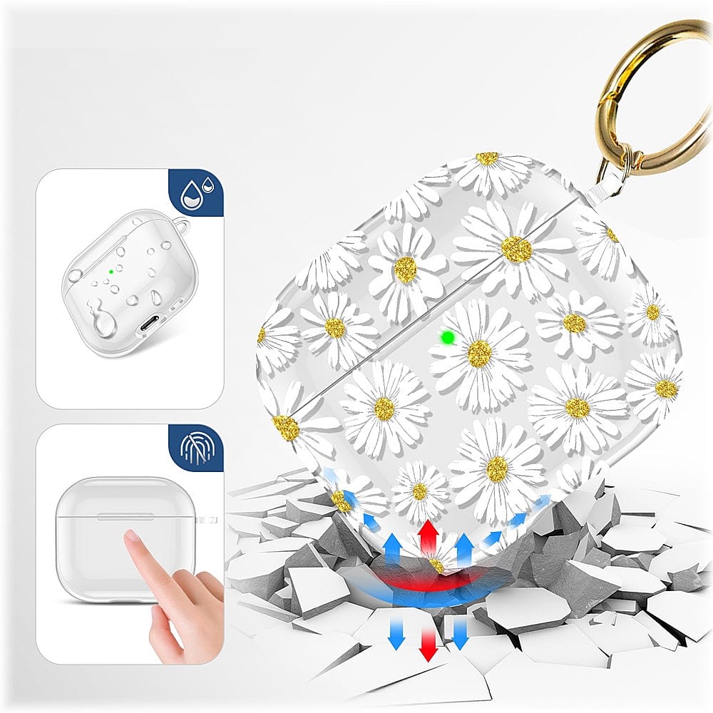 White Daisies HybridFlex Case - Apple AirPods 3 (3rd Generation)