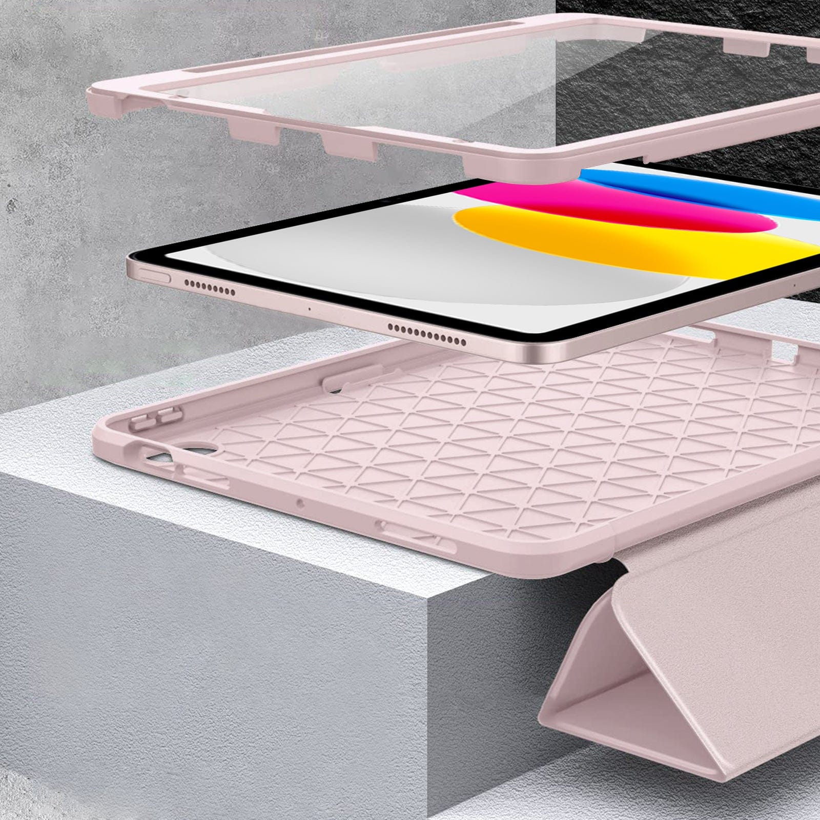 Raider Series Heavy Duty Tri-Fold Case - iPad A16 11-inch & iPad 10.9-inch 10th Generation