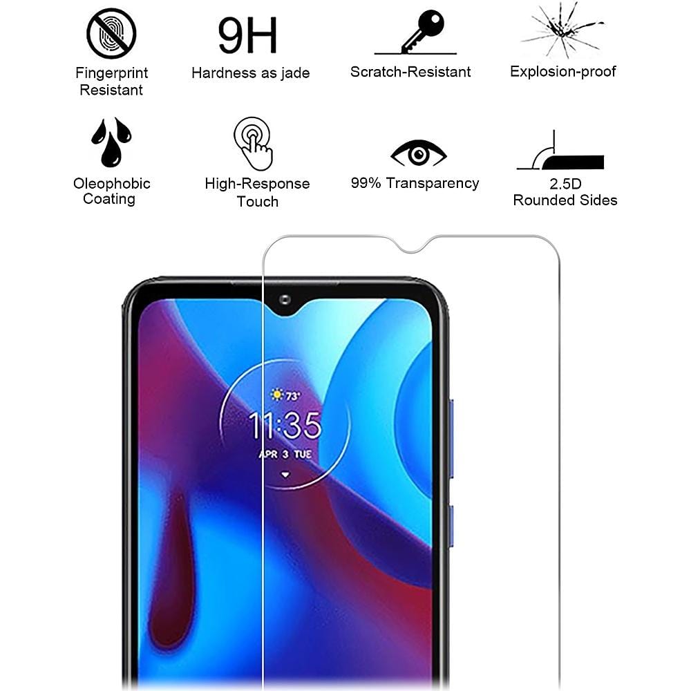 ZeroDamage Ultra-Strong Tempered Glass Screen Protector - Motorola Moto G Pure