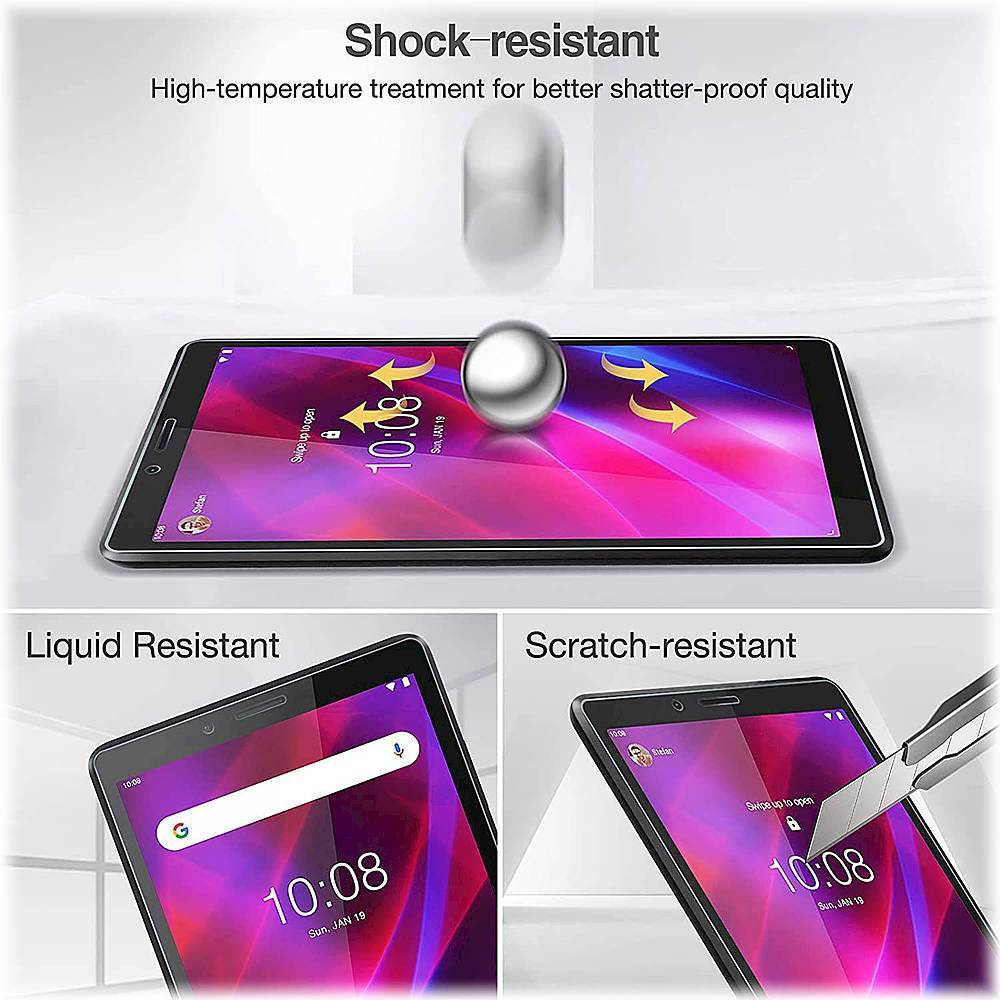 ZeroDamage Ultra Strong Tempered Glass Screen Protector - Lenovo Tab M7 (3rd Generation)