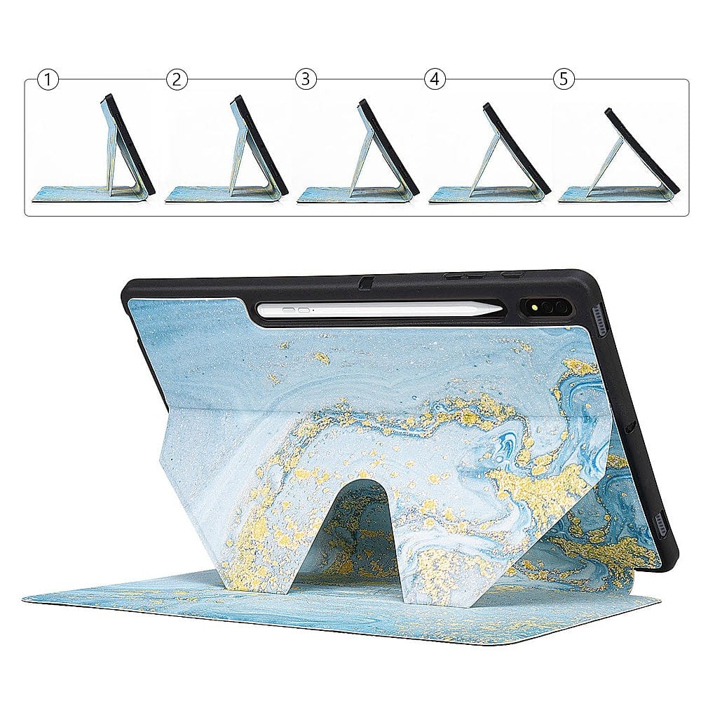 Inspire Series Blue Mable Folio Case - Galaxy Tab S8+