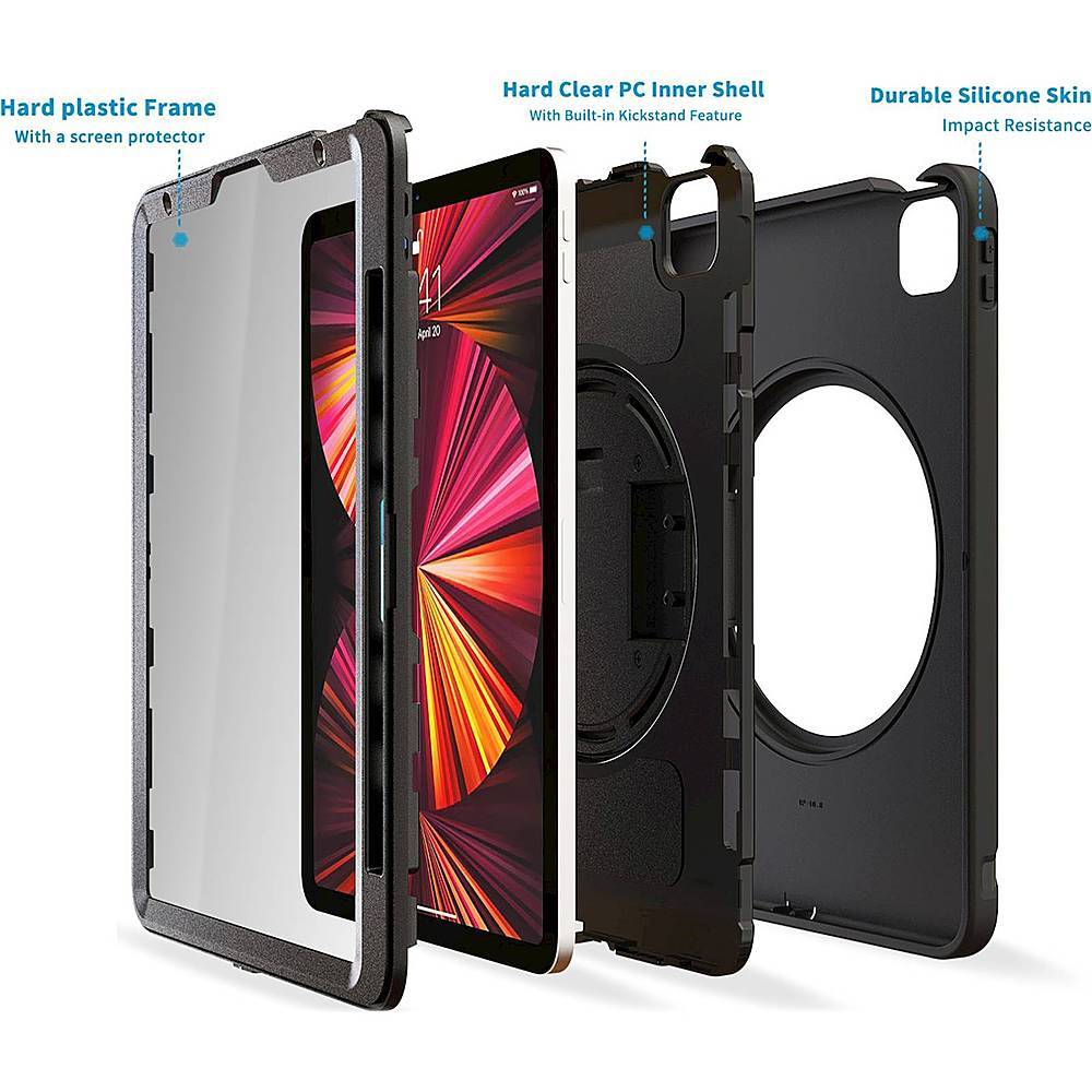 Raider Series Heavy-Duty Hand Strap Case - iPad Pro 11" (3rd/4th Gen)