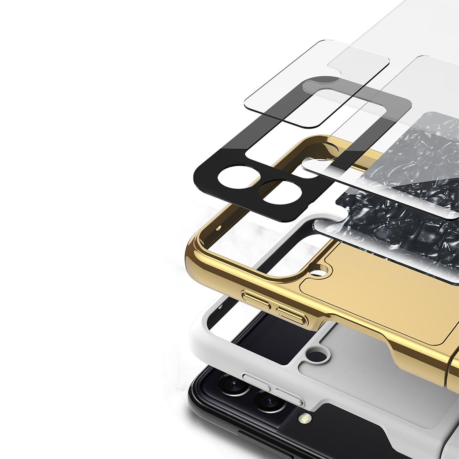 Inspire Series Marble Case with Ring - Samsung Galaxy Z Flip4