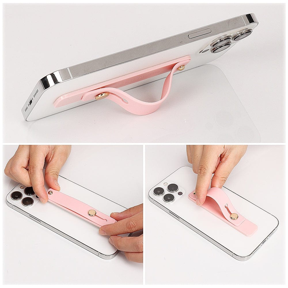 Pink FingerGrip Cell Phone Grip - For Most Cell Phones