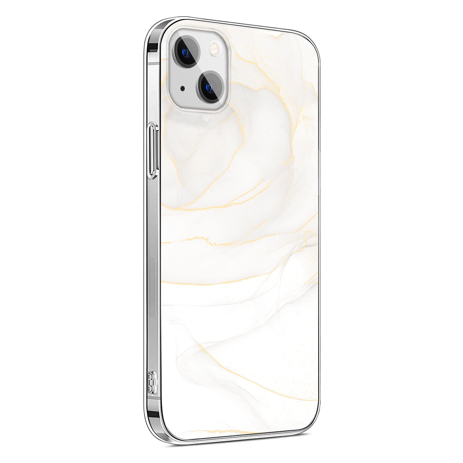 White Marble Series Case - iPhone 13 Mini