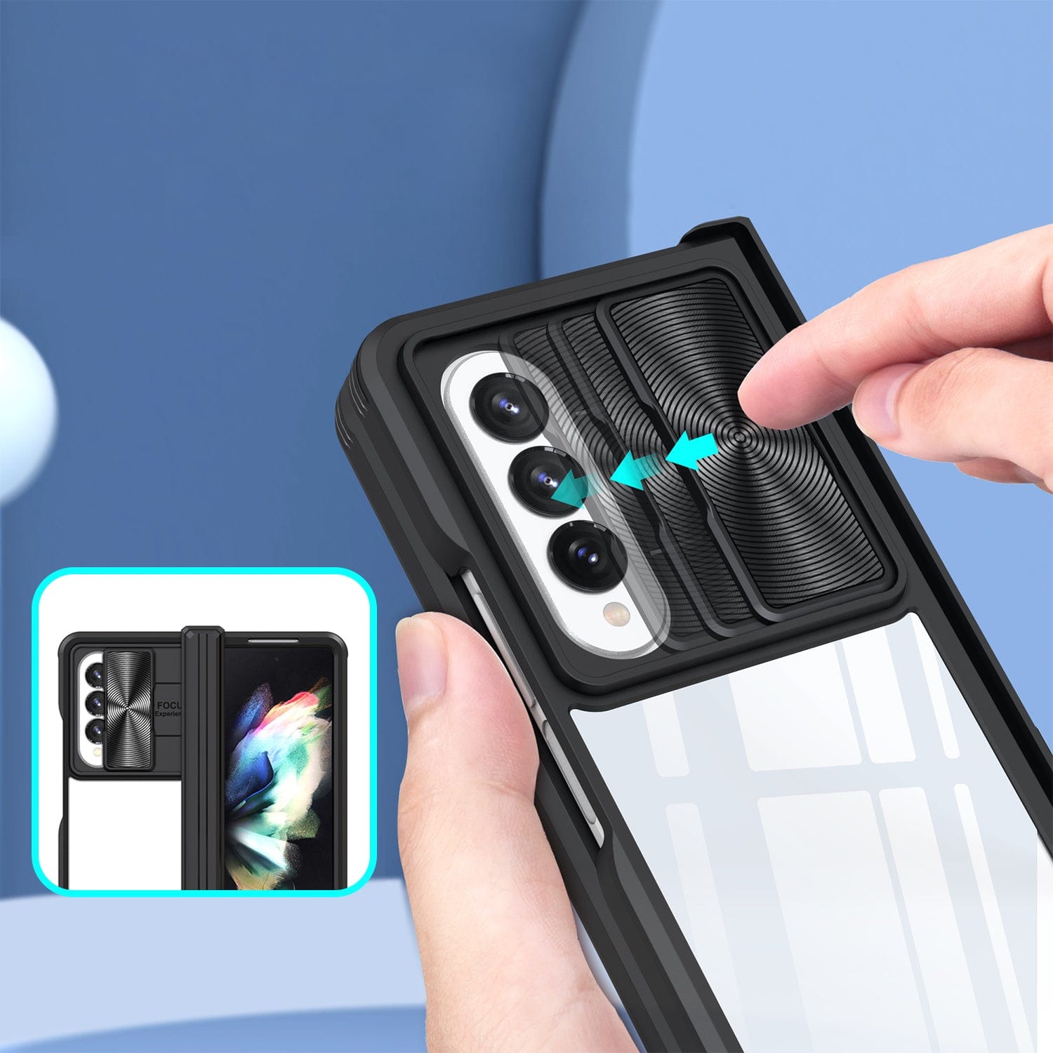 Venture Series Rugged CamShield Case - Galaxy Z Fold4