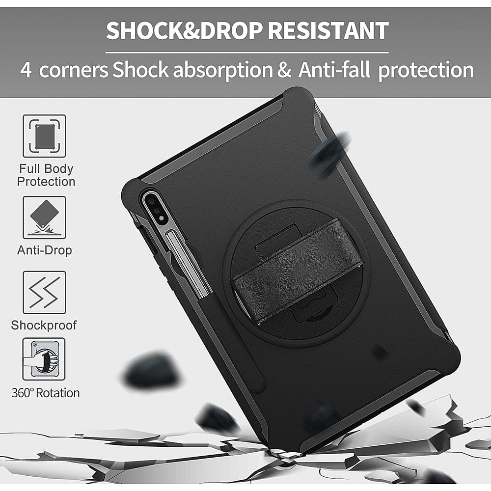 Raider Series Heavy Duty Hand Strap Case - Galaxy Tab S8