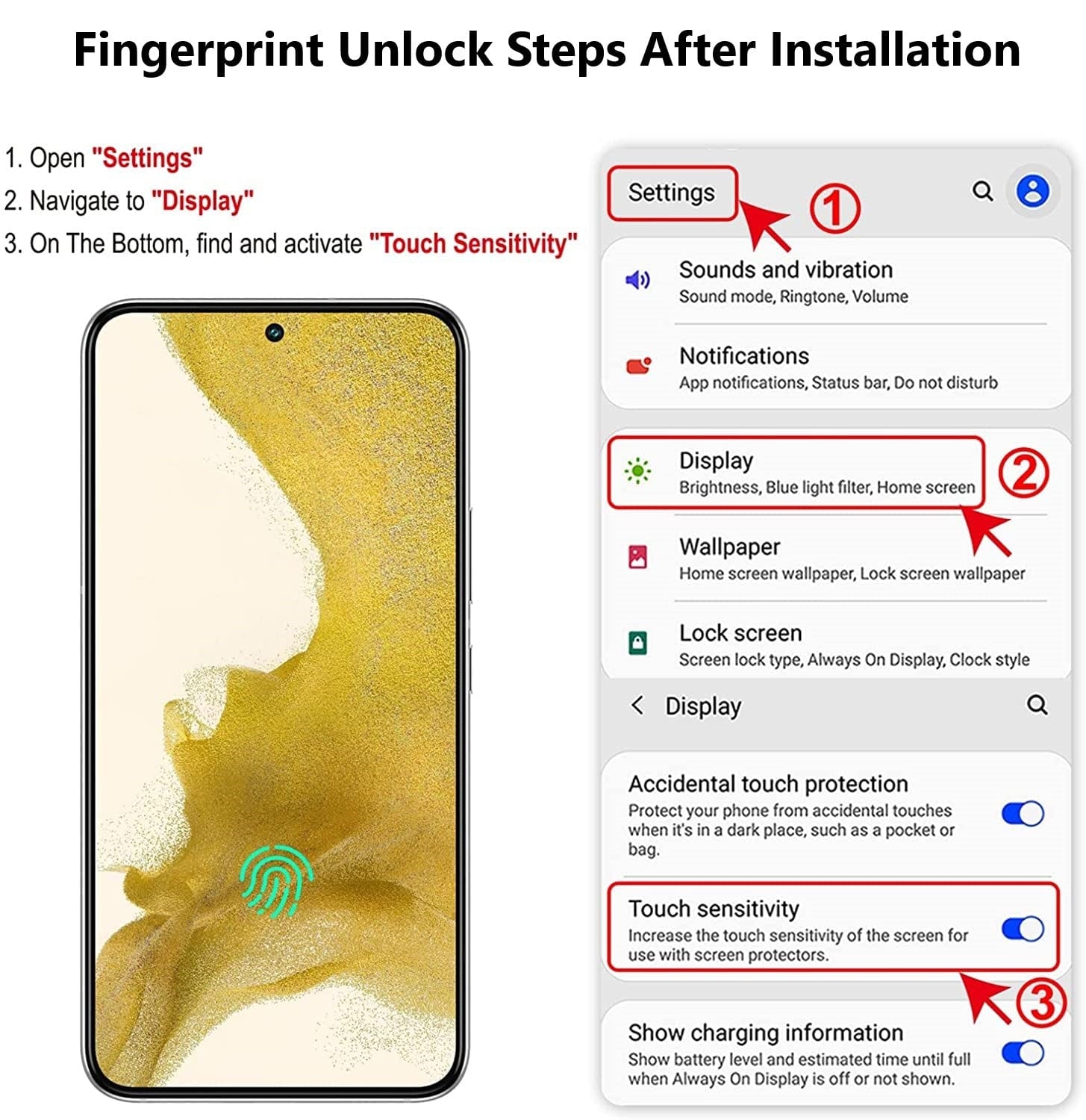 ZeroDamage Tempered Glass Screen Protector (2-Pack) - Samsung Galaxy S22