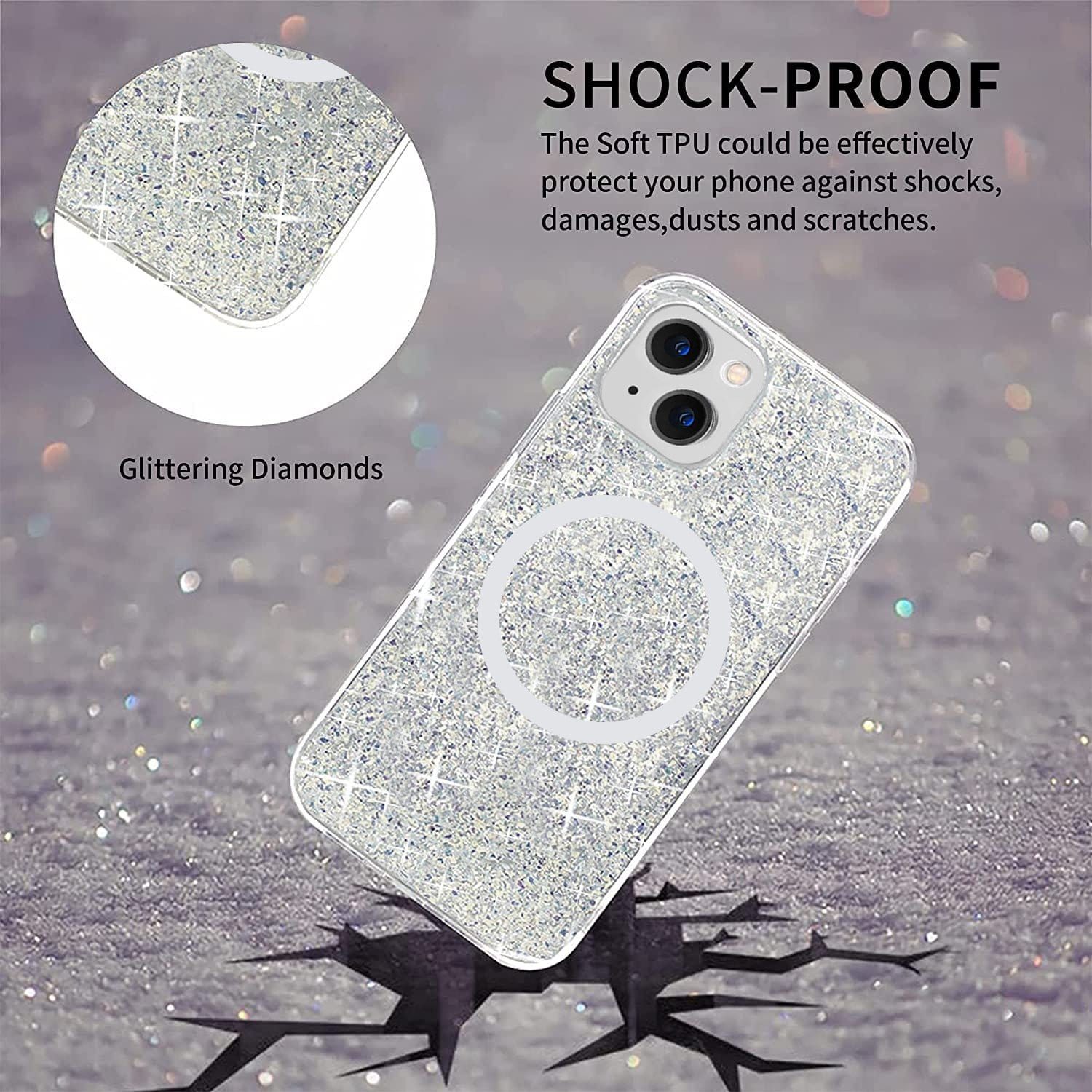 Inspire Series Sparkle Firm Case - iPhone 14 & iPhone 13 - CP00137