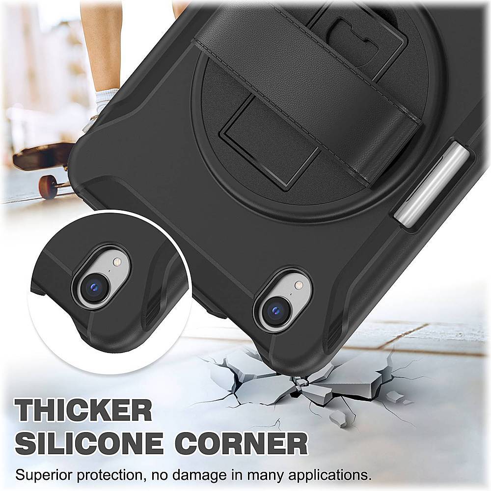Raider Series Heavy-Duty Hand Strap Case - Apple iPad mini (A17 Pro) and Apple iPad mini (6th Generation 2021)