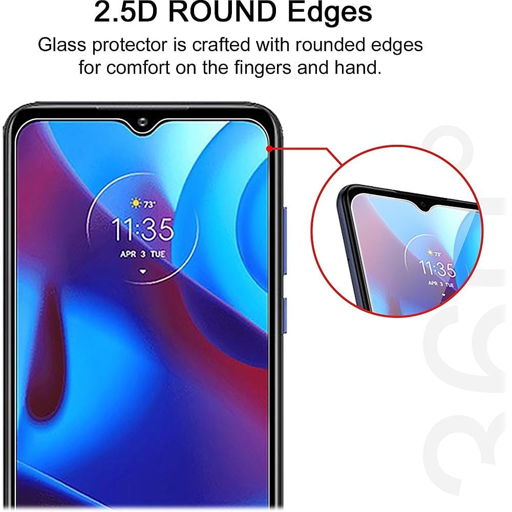 ZeroDamage Ultra-Strong Tempered Glass Screen Protector - Motorola Moto G Pure