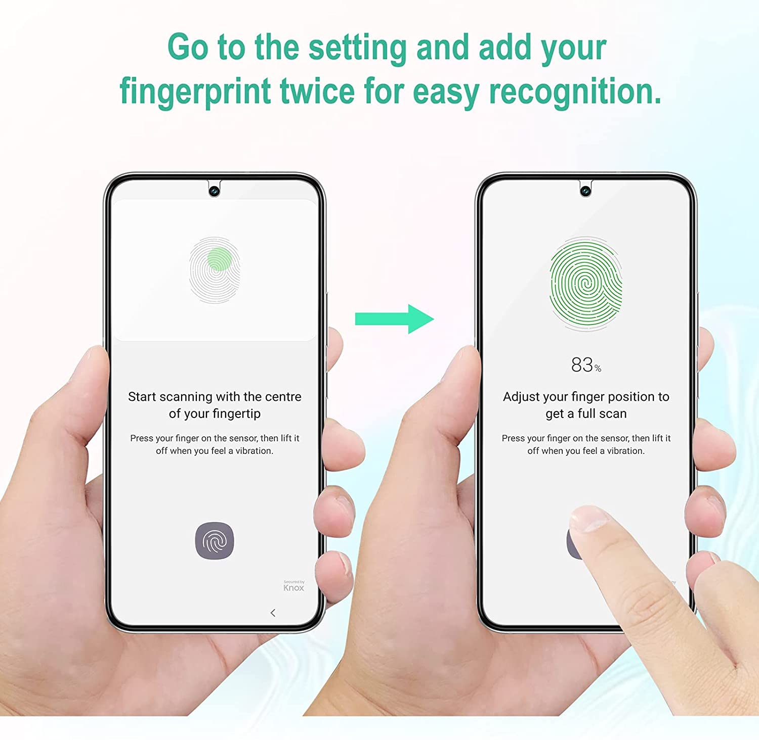 ZeroDamage Tempered Glass Screen Protector (2-Pack) - Samsung Galaxy S22