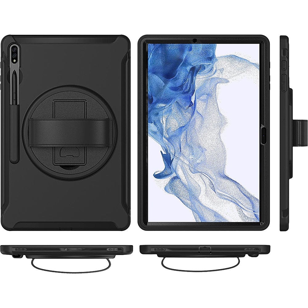 Raider Series Heavy Duty Hand Strap Case - Galaxy Tab S8 Ultra