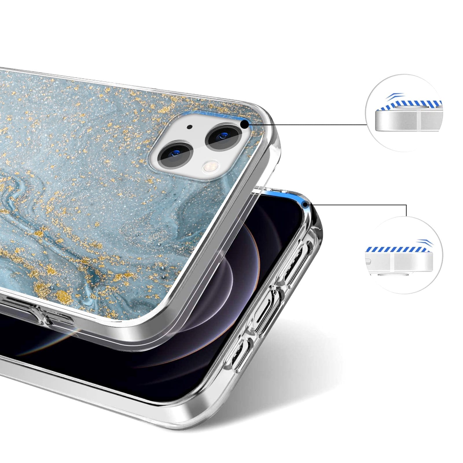 Inspire Series Marble Case - iPhone 13 & iPhone 14