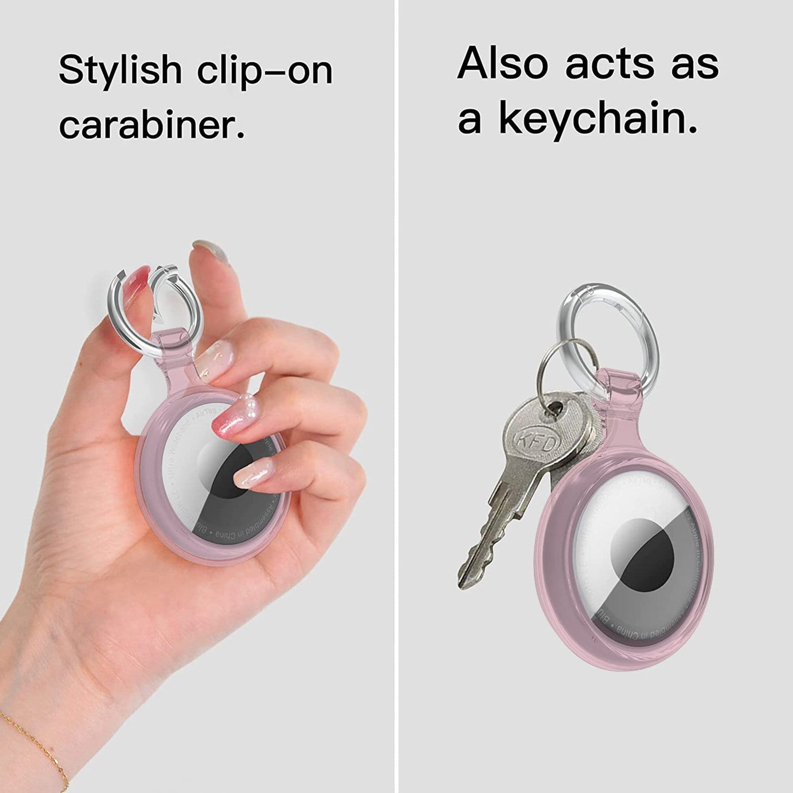 Sahara Pink Hybrid-Flex Case - Apple AirTag