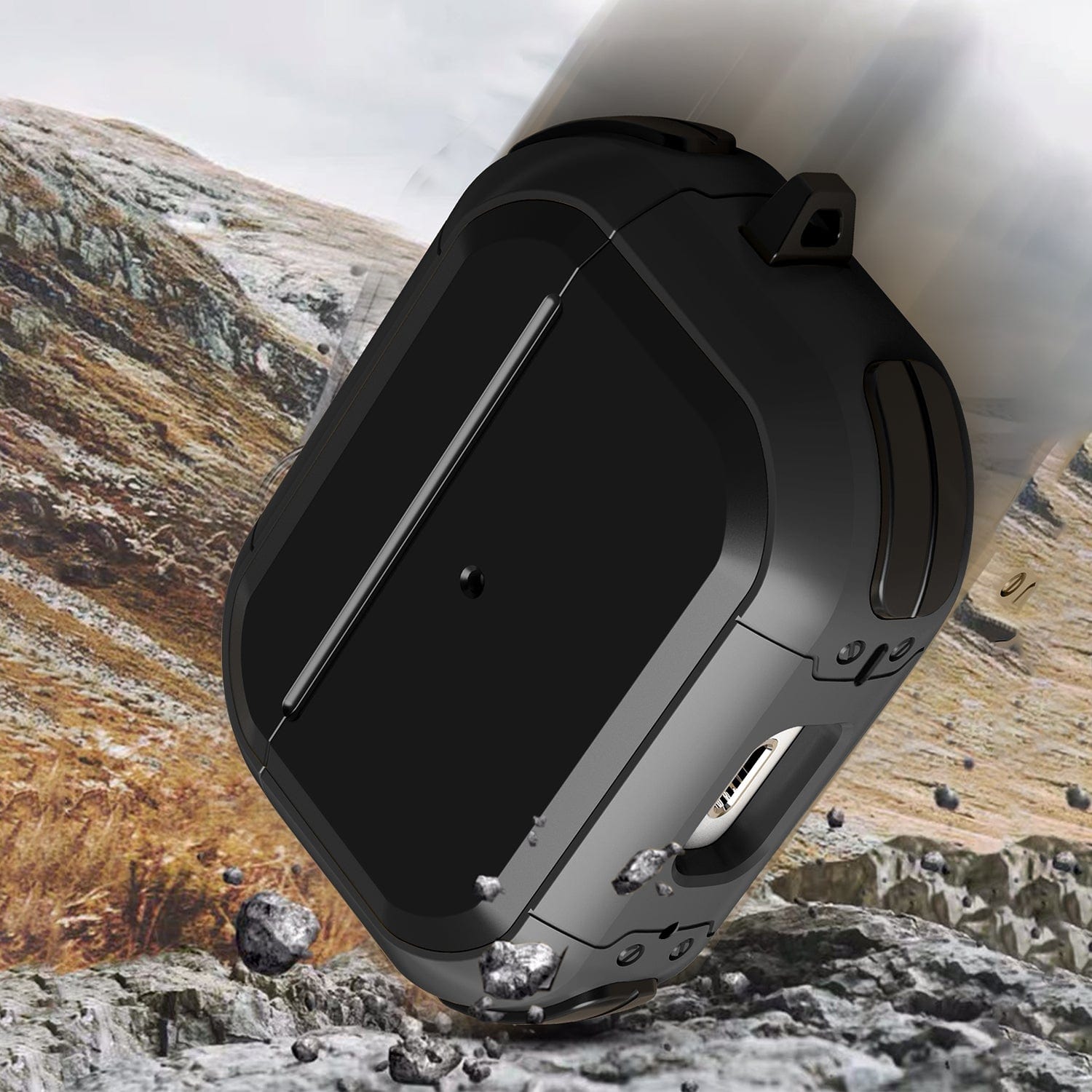 Armor Series Black Case - Apple AirPods Pro 2 (2nd Generation)