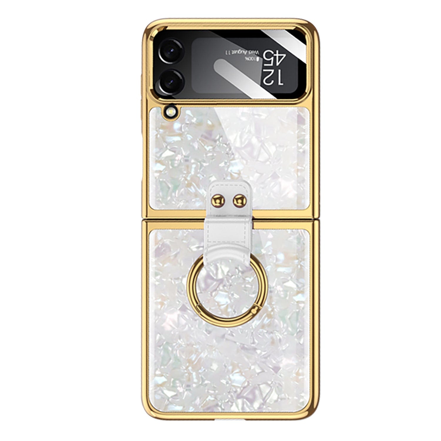 Inspire Series Marble Case with Ring - Galaxy Z Flip4