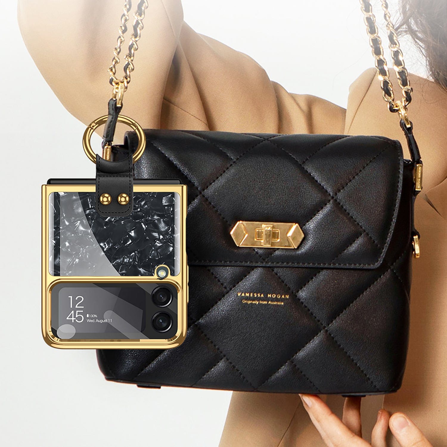 Inspire Series Marble Case with Ring - Samsung Galaxy Z Flip4