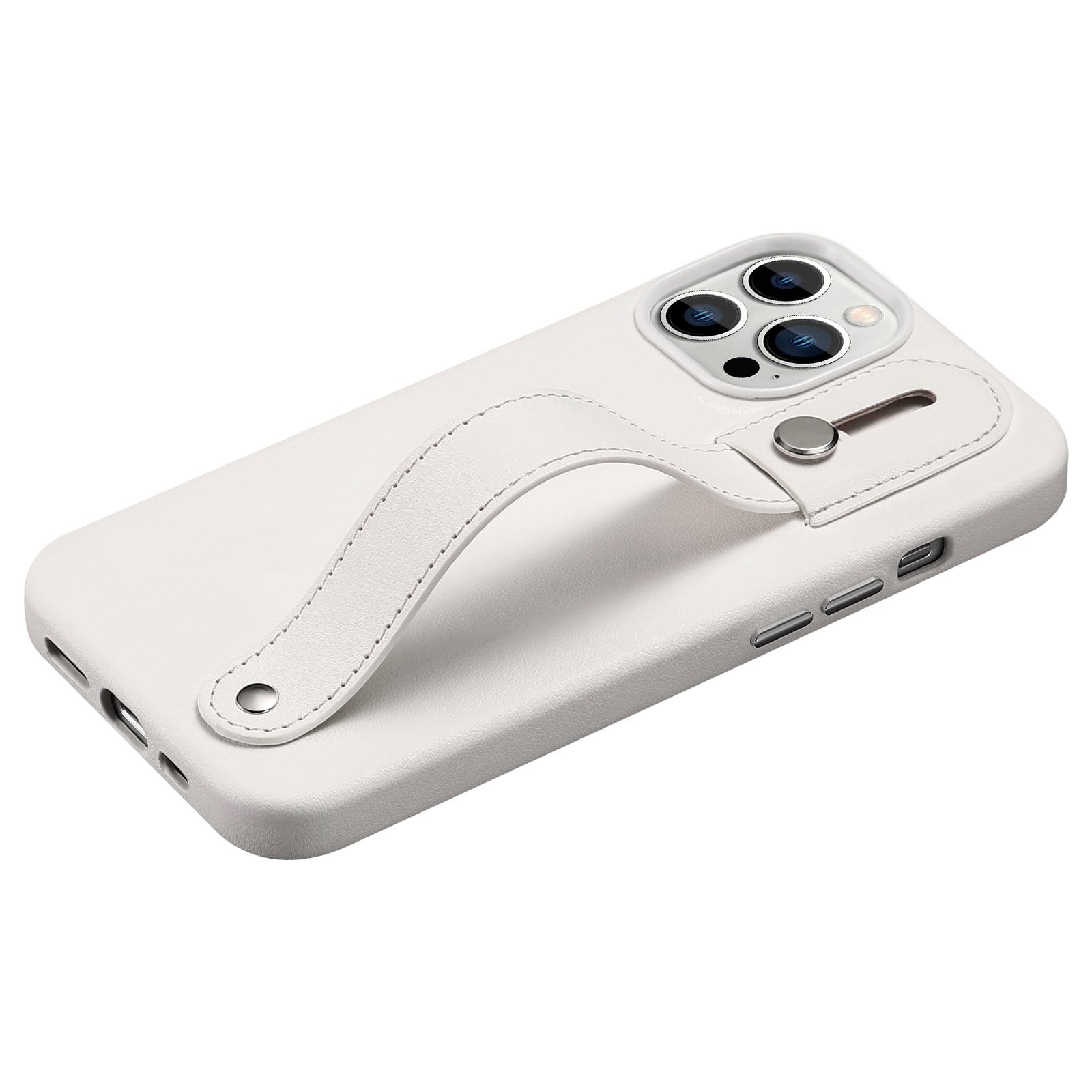 Indy Series White FingerGrip Series Case - iPhone 13 Pro Max