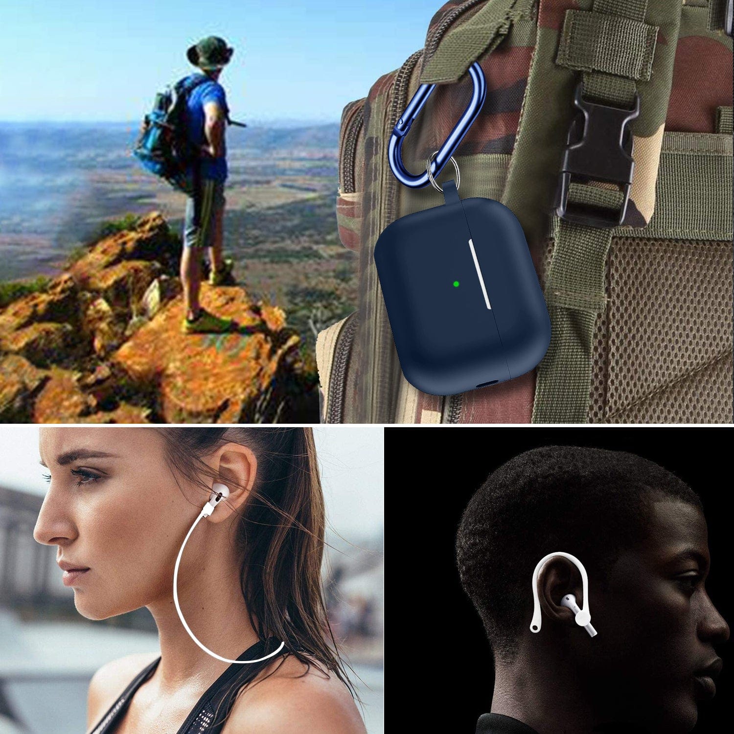 Black slim profile with rugged design and multi-angle stand functionality.
