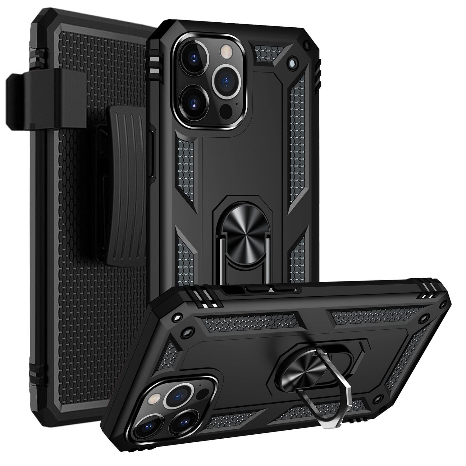 SaharaCase rugged tablet protective case with detachable strap and shock-absorbing corners.