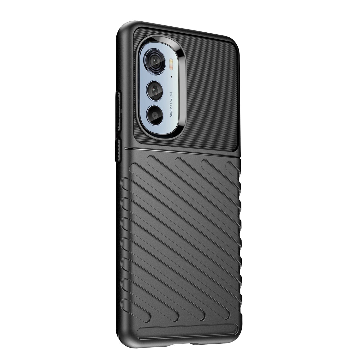 Carbon Series Case for Motorola Edge (2022) - Black