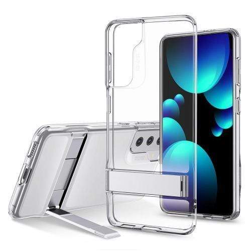ESR Metal Kickstand Case Galaxy S21 Plus (Clear) - Airboost Shield Series