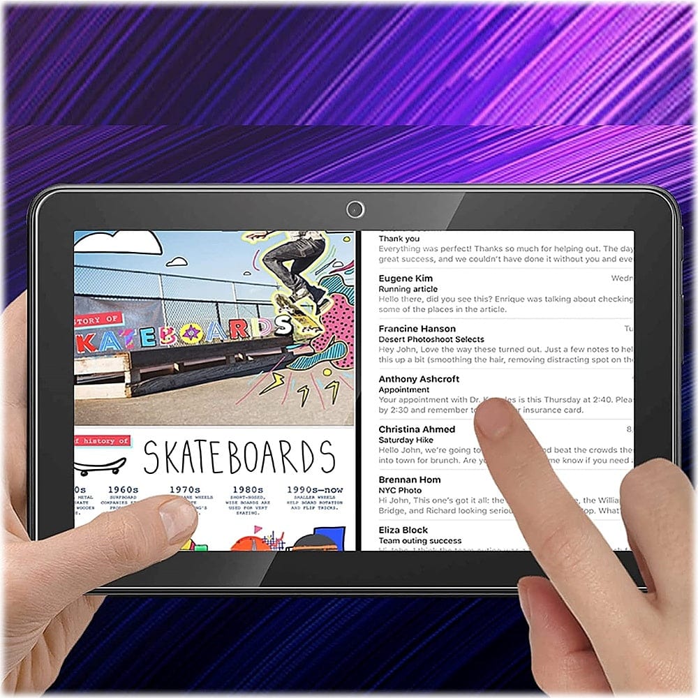 Reinforced corners and shockproof textured finish.