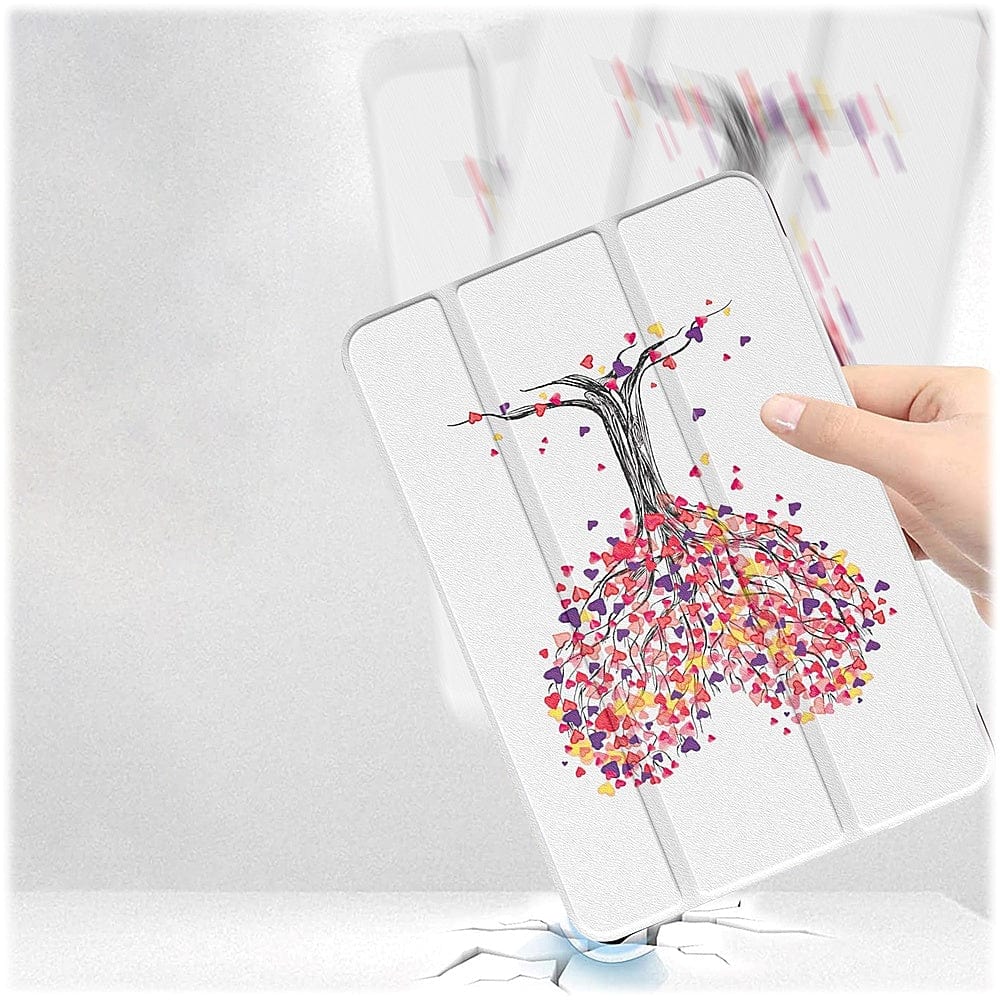 Heart Tree Design Folio Case - Amazon Fire 7 (2022)