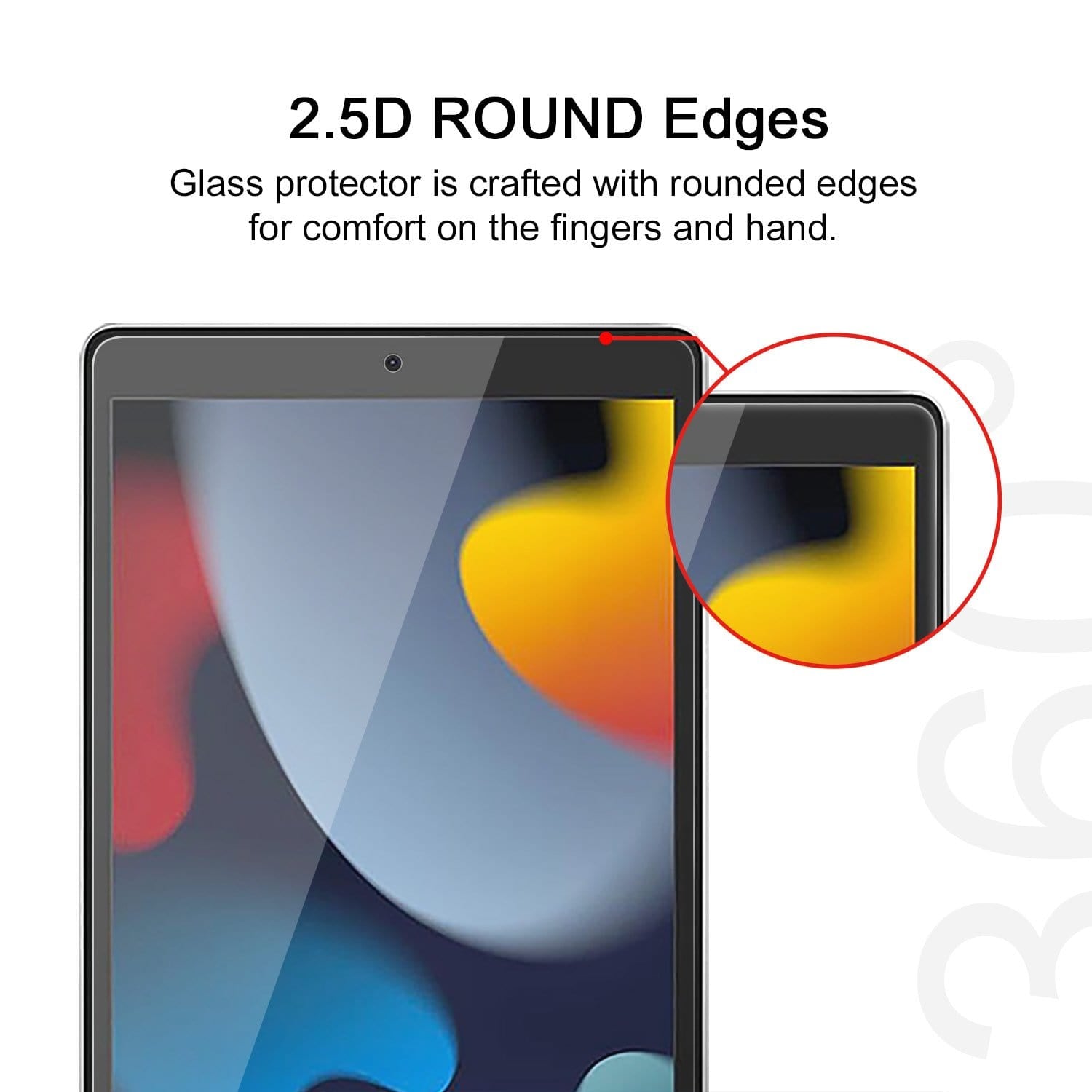 Slim protective grip with reinforced anti-drop edges.