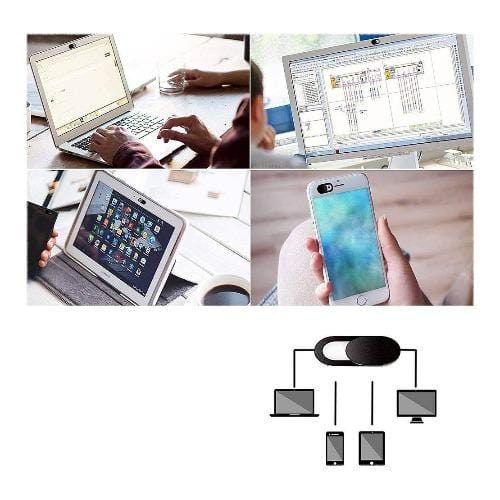 SaharaCase - Anti-Spy Privacy Camera Cover (6-Pack) - Black - Sahara Case LLC