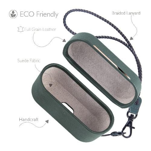 SaharaCase - Apple AirPods Pro - Retro Case Kit - Green - Sahara Case LLC