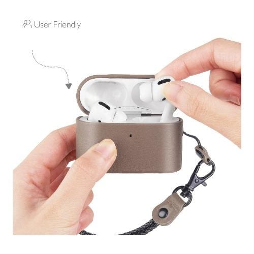 SaharaCase - Apple AirPods Pro - Retro Case Kit - Sky Gray - Sahara Case LLC