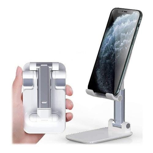 SaharaCase - Foldable Stand - for Most CellPhones and Tablets - White - Sahara Case LLC