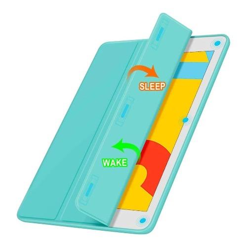 SaharaCase - Folio Series Case - iPad 10.2" - Aqua Teal - Sahara Case LLC