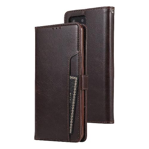 SaharaCase - folio Wallet Case - for Samsung Galaxy Note20 5G - Brown - Sahara Case LLC