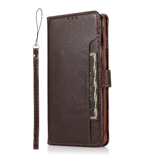 Brown Galaxy S21 Ultra Wallet Case - Wallet Series Case