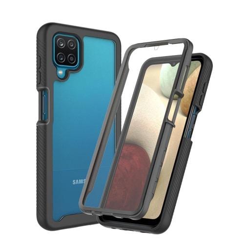 SaharaCase - Grip Case for Samsung Galaxy A12 (2021) - Black - Sahara Case LLC