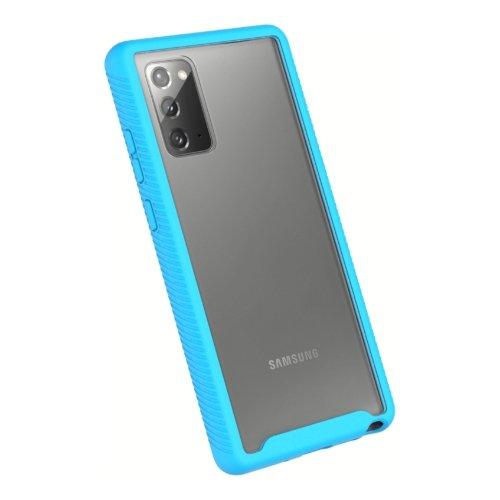 SaharaCase - Grip Series Case - for Samsung Galaxy Note 20 5G - Aqua/Clear - Sahara Case LLC