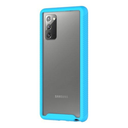 SaharaCase - Grip Series Case - for Samsung Galaxy Note 20 5G - Aqua/Clear - Sahara Case LLC