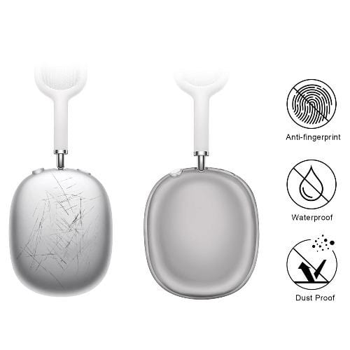 SaharaCase - Hybrid Flex Case - for Apple AirPods Max - Transparent Black - Sahara Case LLC