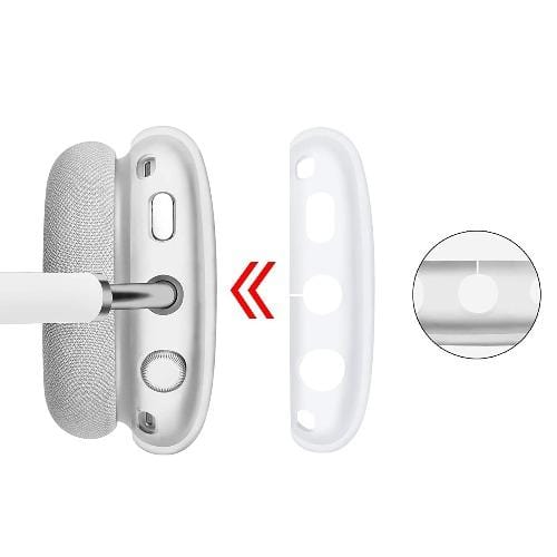 SaharaCase - Hybrid Flex Case - for Apple AirPods Max - Transparent Clear - Sahara Case LLC