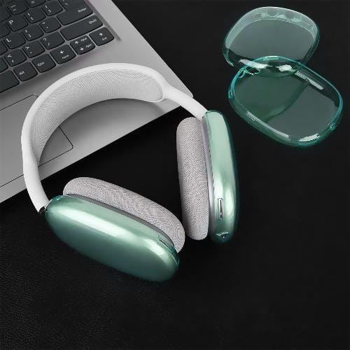 SaharaCase - Hybrid Flex Case - for Apple AirPods Max - Transparent Green - Sahara Case LLC