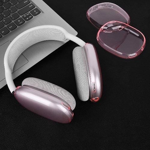 SaharaCase - Hybrid Flex Case - for Apple AirPods Max - Transparent Pink - Sahara Case LLC