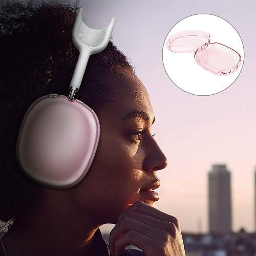SaharaCase - Hybrid Flex Case - for Apple AirPods Max - Transparent Pink - Sahara Case LLC