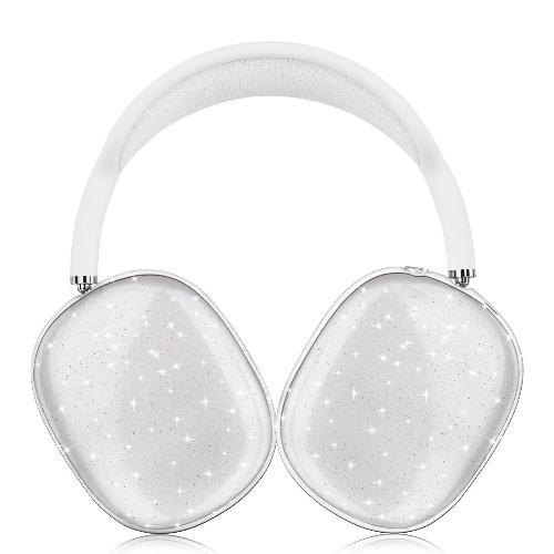 SaharaCase - Hybrid Flex Case - for Apple AirPods Max - Transparent Sparkle - Sahara Case LLC